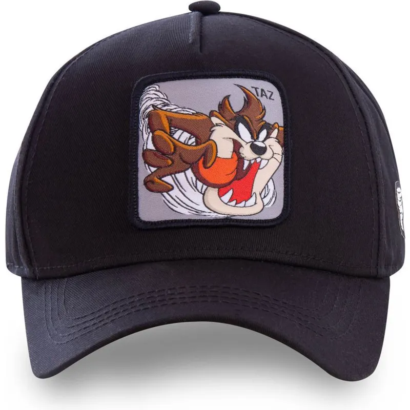 cappelli-curva-nero-snapback-diablo-diavolo-della-tasmania-looney-tunes-di-capslab