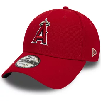 Cappellino visiera curva rosso regolabile 9FORTY The League di Los Angeles Angels MLB di New Era