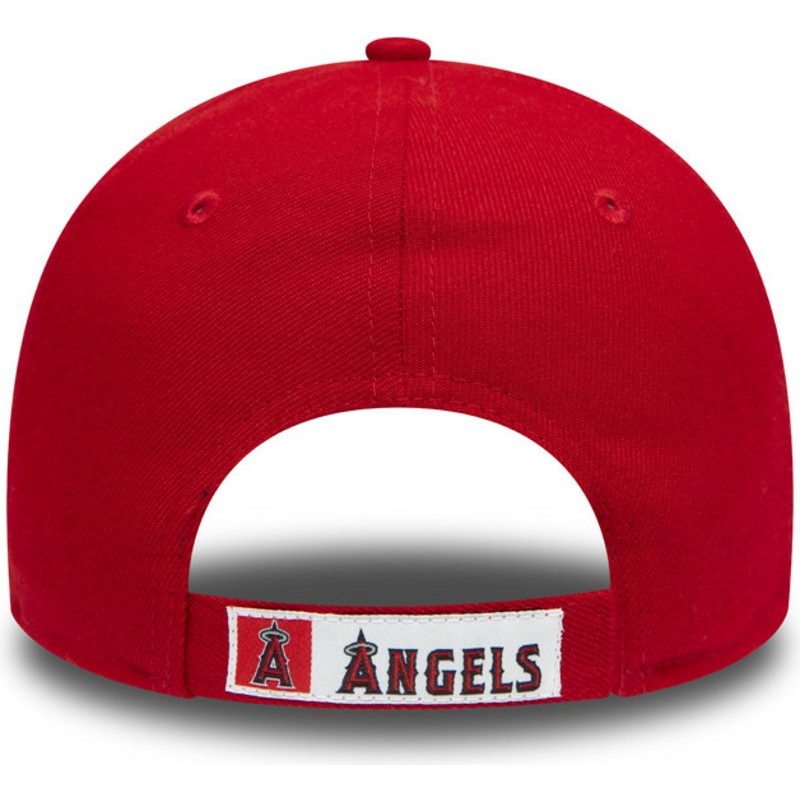 cappellino-visiera-curva-rosso-regolabile-9forty-the-league-di-los-angeles-angels-mlb-di-new-era