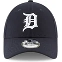 cappelli-curva-blu-marino-cinghia-regolabile-9forty-the-league-dei-detroit-tigers-mlb-di-new-era