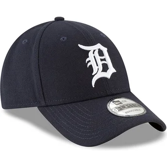 cappelli-curva-blu-marino-cinghia-regolabile-9forty-the-league-dei-detroit-tigers-mlb-di-new-era