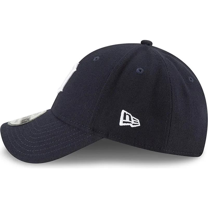 cappelli-curva-blu-marino-cinghia-regolabile-9forty-the-league-dei-detroit-tigers-mlb-di-new-era