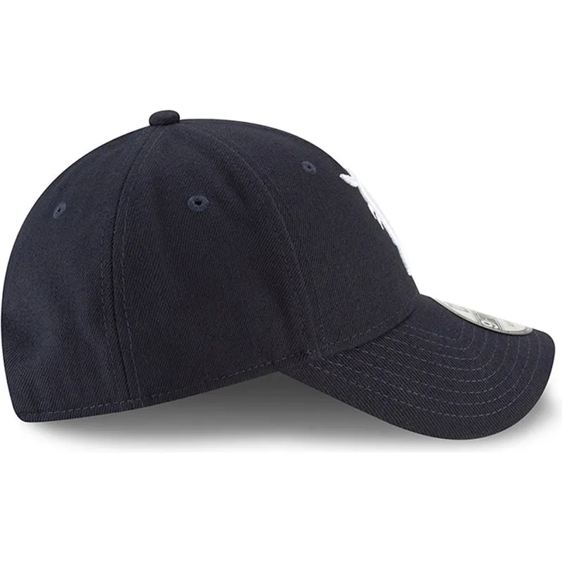 cappelli-curva-blu-marino-cinghia-regolabile-9forty-the-league-dei-detroit-tigers-mlb-di-new-era