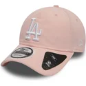 cappelli-curva-rosa-cinghia-regolabile-9twenty-dryera-packable-dei-los-angeles-dodgers-mlb-di-new-era