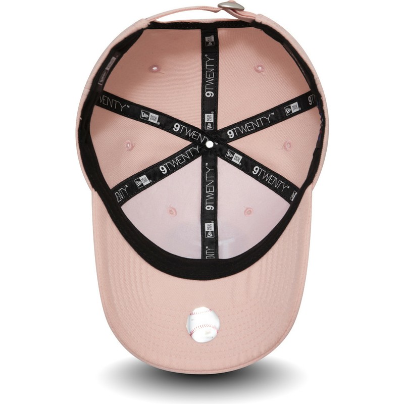 cappellino-visiera-curva-rosa-regolabile-9twenty-dryera-packable-di-los-angeles-dodgers-mlb-di-new-era