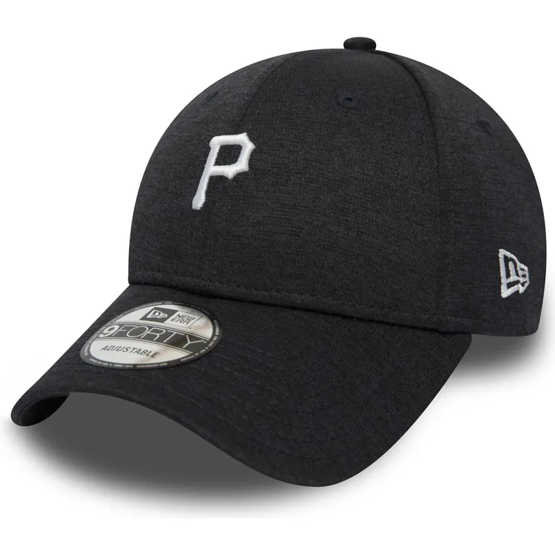 cappelli-curva-nero-cinghia-regolabile-9forty-shadow-tech-dei-pittsburgh-pirates-mlb-di-new-era