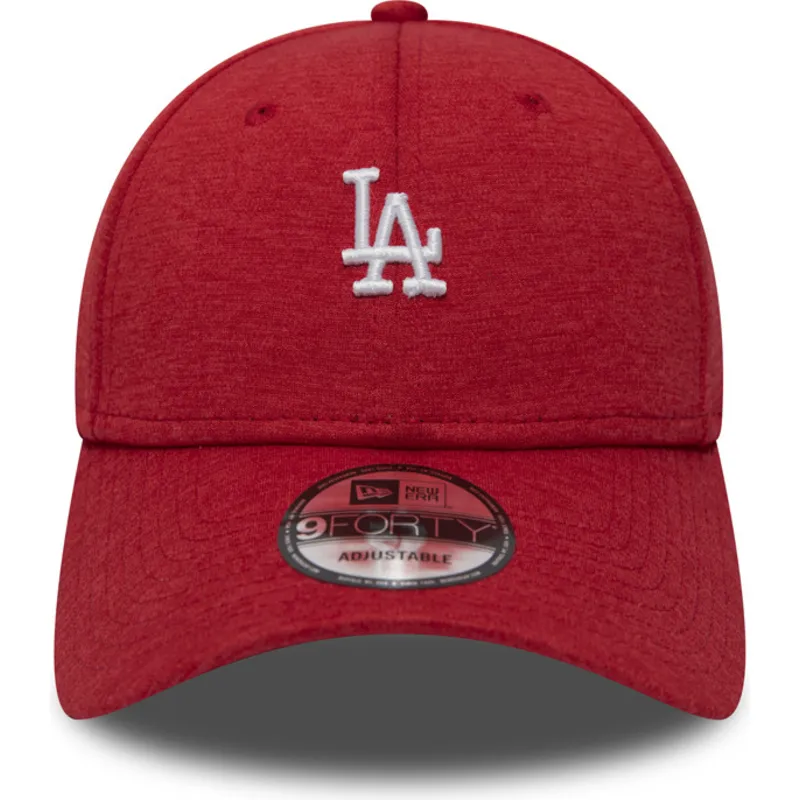 cappelli-curva-rosso-cinghia-regolabile-9forty-shadow-tech-dei-los-angeles-dodgers-mlb-di-new-era