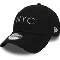 cappellino-visiera-curva-nero-regolabile-9forty-essential-nyc-di-new-era