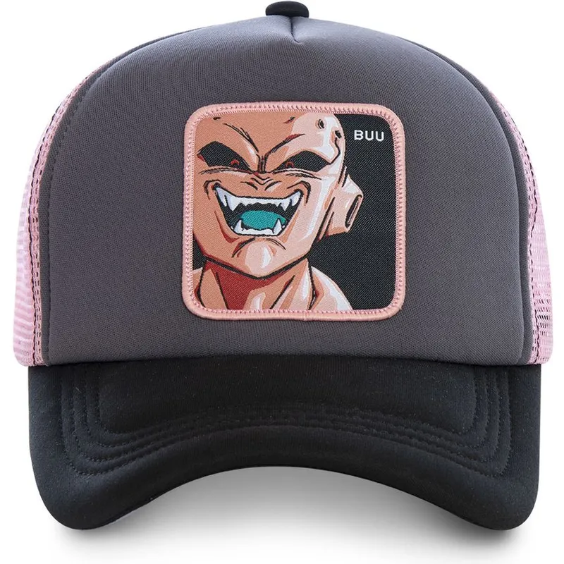 cappelli-curva-grigio-snapback-kid-buu-dragon-ball-di-capslab