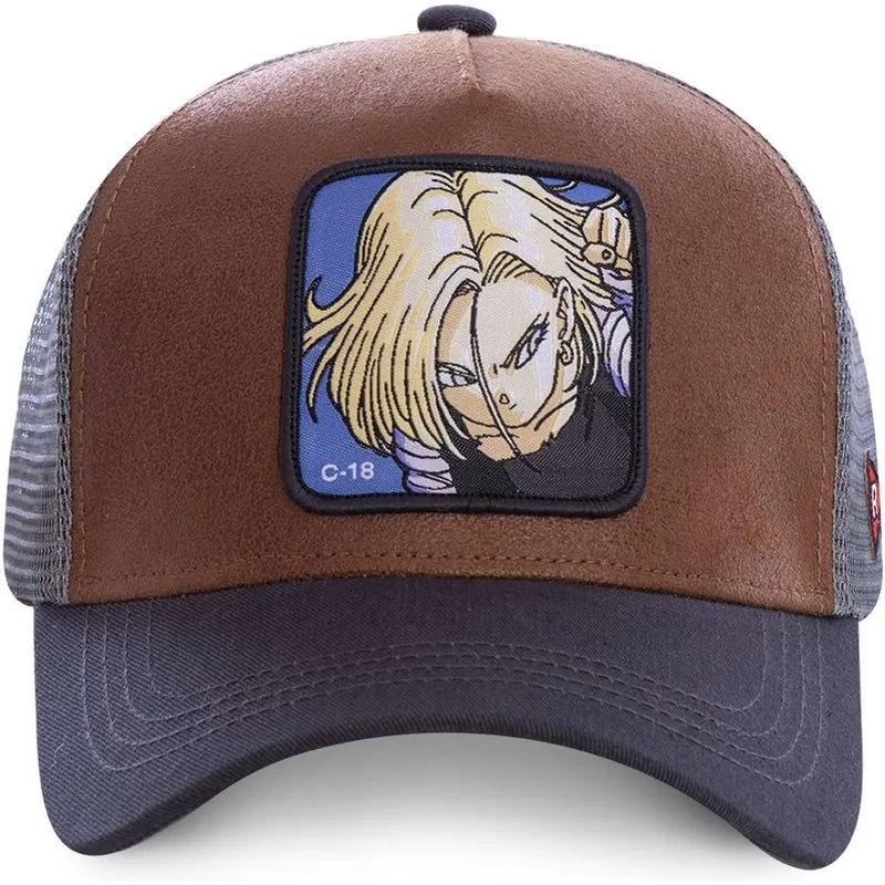 cappelli-curva-marrone-snapback-c-18-dragon-ball-di-capslab