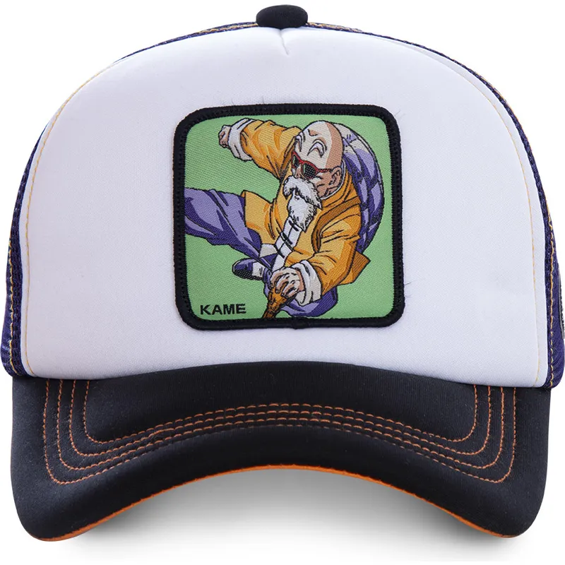 cappelli-curva-bianco-snapback-master-roshi-dragon-ball-di-capslab cappelli-curva-bianco-snapback-master-roshi-dragon-ball-di-capslab