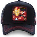 cappellino-trucker-nero-iron-man-iro2-marvel-comics-di-capslab