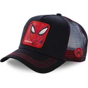cappelli-curva-nero-snapback-spider-man-marvel-comics-di-capslab