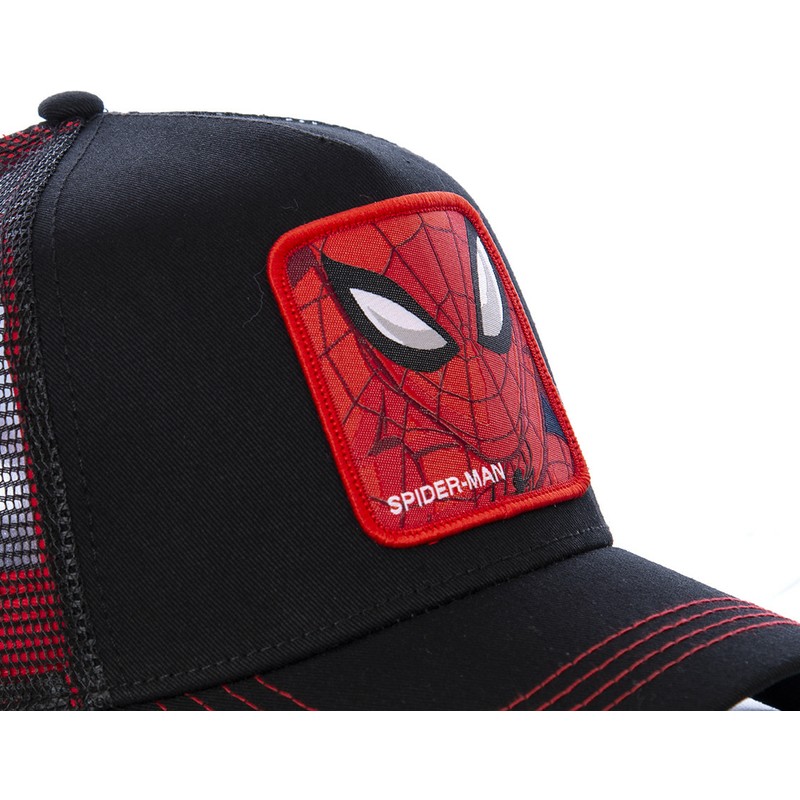 cappellino-trucker-nero-spider-man-spi2-marvel-comics-di-capslab