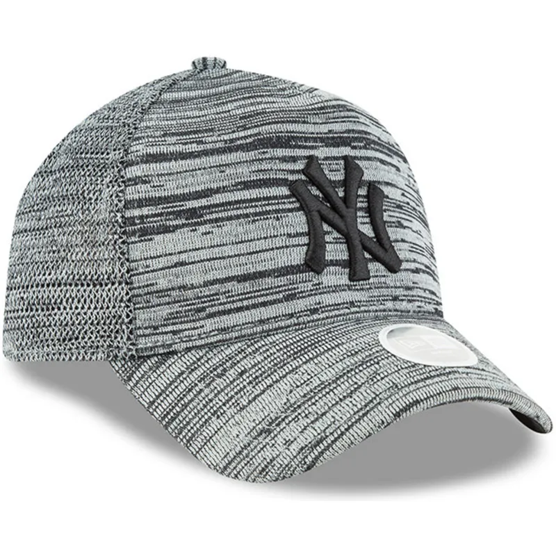cappelli-curva-grigio-snapback-ajustable-negro-9forty-engineered-fit-dei-new-york-yankees-mlb-di-new-era