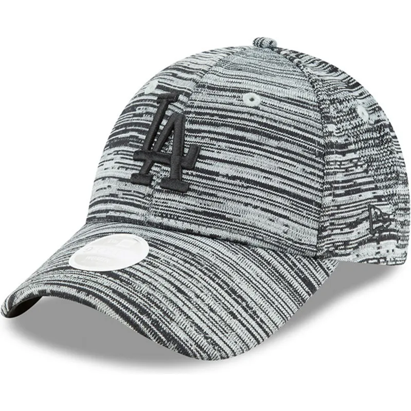 cappelli-curva-grigio-cinghia-regolabile-negro-9forty-engineered-fit-dei-los-angeles-dodgers-mlb-di-new-era cappelli-curva-grigio-cinghia-regolabile-negro-9forty-engineered-fit-dei-los-angeles-dodgers-mlb-di-new-era