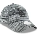 cappellino-curvo-grigio-regolabile-con-logo-nero-9forty-engineered-fit-dei-los-angeles-dodgers-mlb-di-new-era