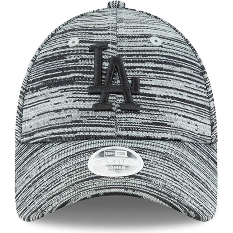 cappelli-curva-grigio-cinghia-regolabile-negro-9forty-engineered-fit-dei-los-angeles-dodgers-mlb-di-new-era cappelli-curva-grigio-cinghia-regolabile-negro-9forty-engineered-fit-dei-los-angeles-dodgers-mlb-di-new-era