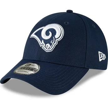 cappellino-curvo-blu-regolabile-9forty-the-league-dei-los-angeles-rams-nfl-di-new-era