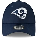 cappelli-curva-blu-cinghia-regolabile-9forty-the-league-dei-los-angeles-rams-nfl-di-new-era