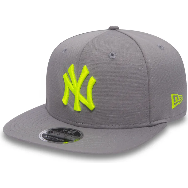cappello-snapback-grigio-a-visiera-piatta-con-logo-verde-9fifty-jersey-pop-dei-new-york-yankees-mlb-di-new-era