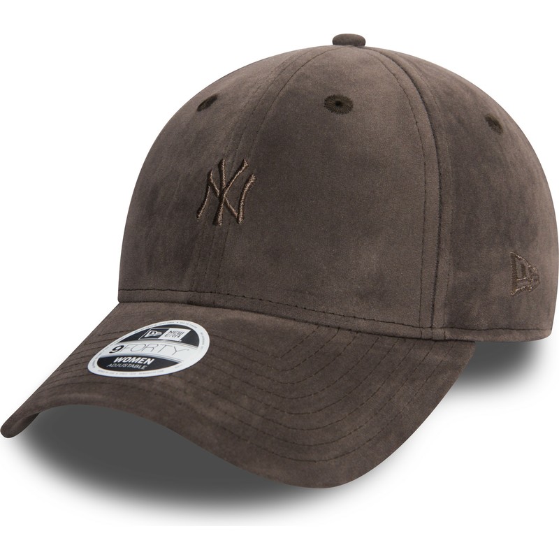 cappellino-visiera-curva-grigio-regolabile-con-logo-grigio-9forty-felt-di-new-york-yankees-mlb-di-new-era