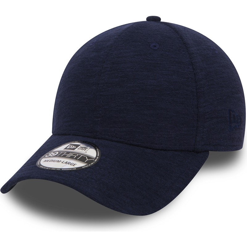 cappellino-visiera-curva-blu-marino-aderente-39thirty-slub-di-new-era