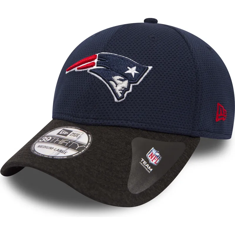 cappellino-curvo-blu-navy-aderente-con-visiera-nera-39thirty-shadow-tech-dei-new-england-patriots-nfl-di-new-era