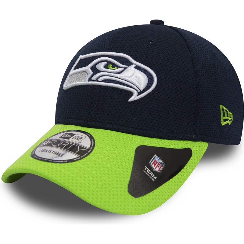 cappellino-visiera-curva-blu-marino-regolabile-con-visiera-verde-9forty-team-mesh-di-seattle-seahawks-nfl-di-new-era