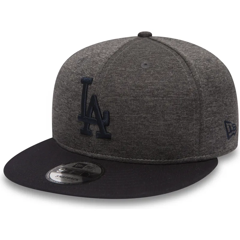 cappelli-piatta-pietra-snapback-9fifty-heather-jersey-dei-los-angeles-dodgers-mlb-di-new-era