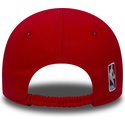 cappellino-visiera-curva-rosso-regolabile-per-bambino-9forty-essential-di-chicago-bulls-nba-di-new-era