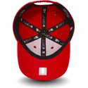 cappelli-curva-rosso-cinghia-regolabile-per-bambino-9forty-essential-dei-chicago-bulls-nba-di-new-era