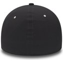 cappellino-visiera-curva-nero-aderente-con-logo-nero-39thirty-team-clean-di-detroit-tigers-mlb-di-new-era