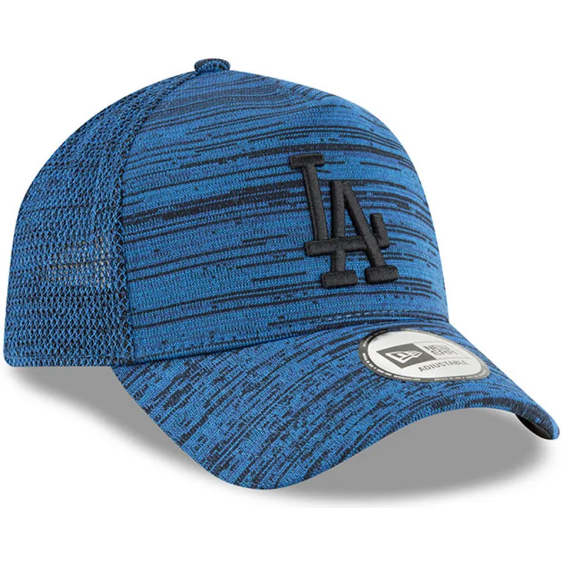 cappelli-curva-blu-snapback-ajustable-negro-9forty-a-frame-engineered-fit-dei-los-angeles-dodgers-mlb-di-new-era