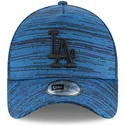 cappellino-visiera-curva-blu-regolabile-con-logo-nero-9forty-a-frame-engineered-fit-di-los-angeles-dodgers-mlb-di-new-era