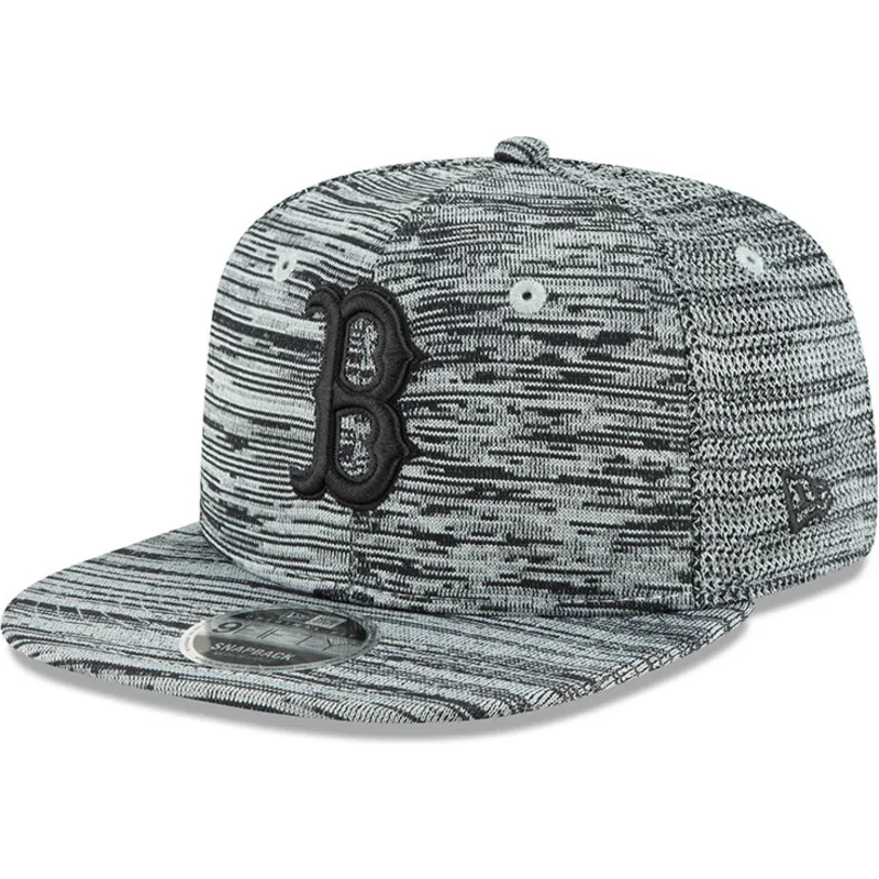 cappelli-piatta-grigio-snapback-negro-9fifty-engineered-fit-dei-boston-red-sox-mlb-di-new-era