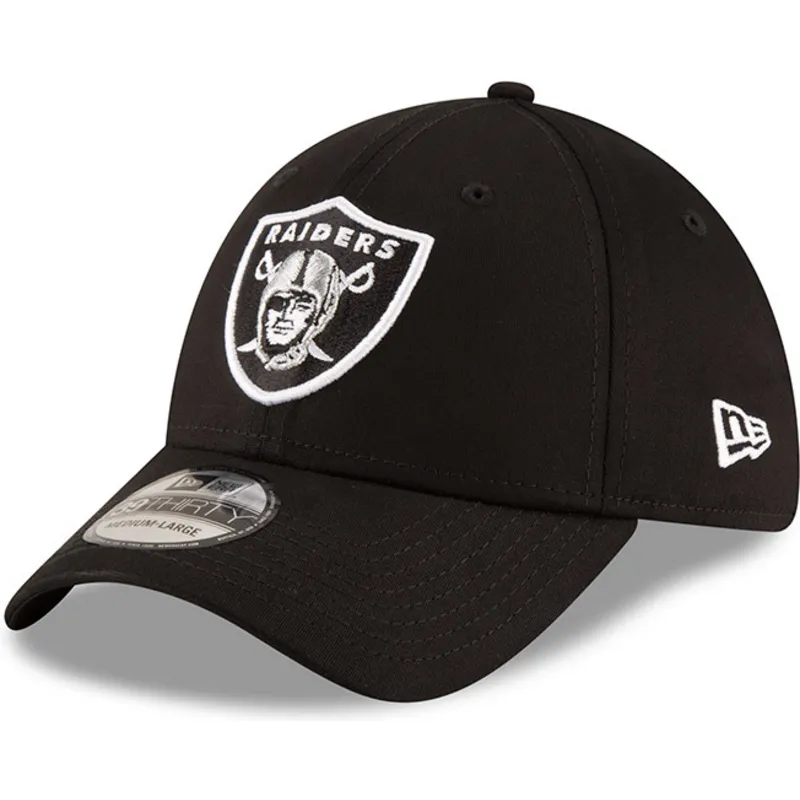 cappelli-curva-nero-regolato-39thirty-base-dei-las-vegas-raiders-nfl-di-new-era