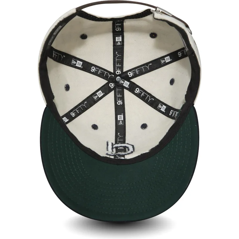 cappelli-piatta-bianco-cinghia-regolabile-9fifty-low-profile-flannel-dei-cleveland-indians-mlb-di-new-era cappelli-piatta-bianco-cinghia-regolabile-9fifty-low-profile-flannel-dei-cleveland-indians-mlb-di-new-era