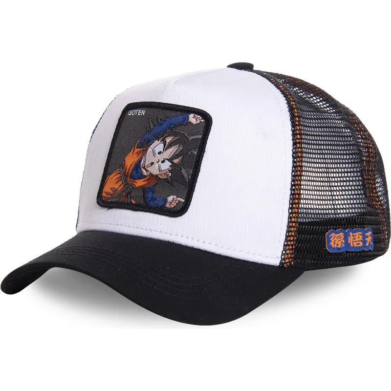 cappelli-curva-bianco-snapback-goten-dragon-ball-di-capslab