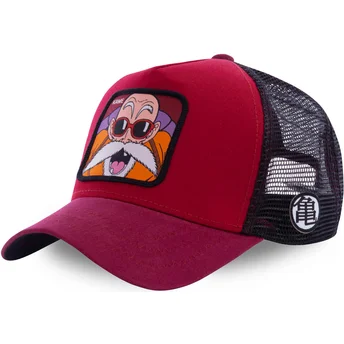 gorra-trucker-rossa-master-roshi-kam5-dragon-ball-di-capslab