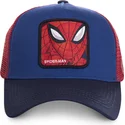 cappelli-curva-blu-snapback-spider-man-marvel-comics-di-capslab