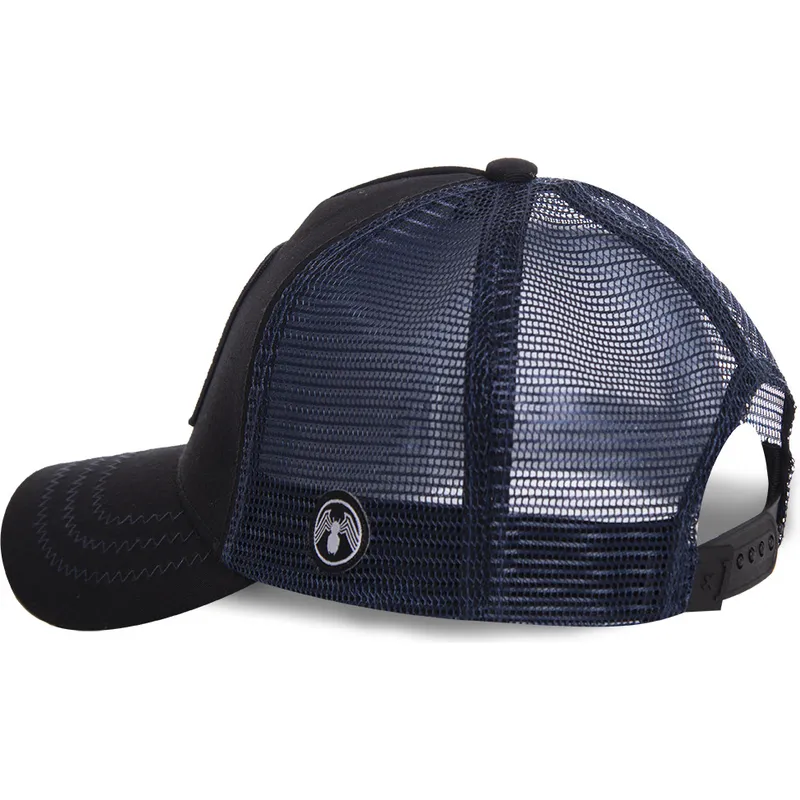 cappelli-curva-nero-snapback-venom-marvel-comics-di-capslab cappelli-curva-nero-snapback-venom-marvel-comics-di-capslab