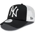 cappellino-trucker-nero-clean-a-frame-dei-new-york-yankees-mlb-di-new-era