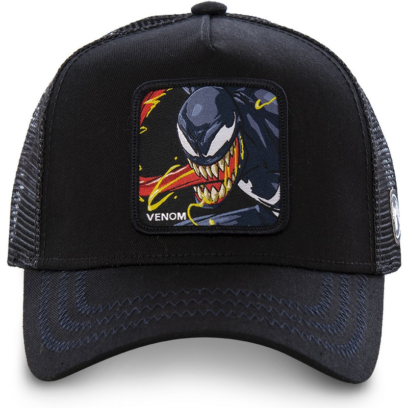 cappellino-trucker-nero-venom-ven2-marvel-comics-di-capslab