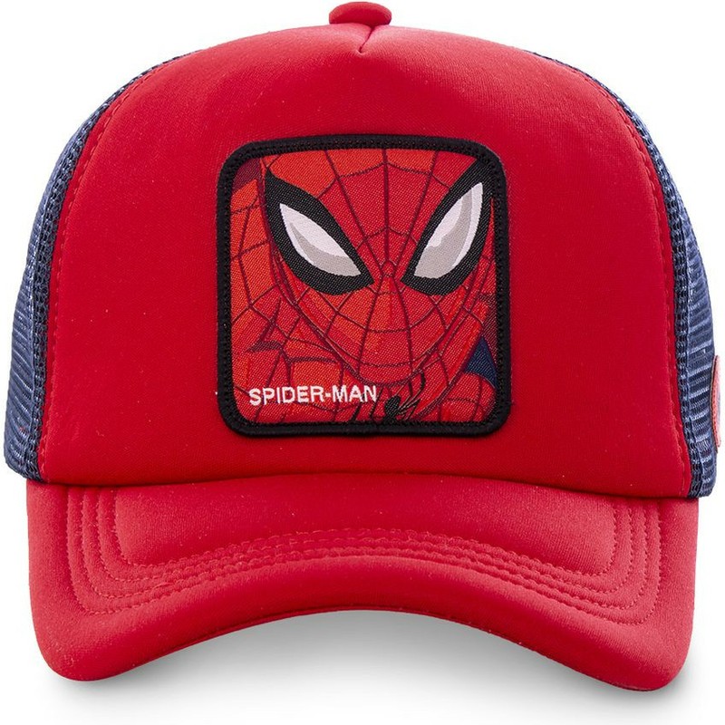 cappellino-trucker-rosso-e-blu-spider-man-spi4m-marvel-comics-di-capslab
