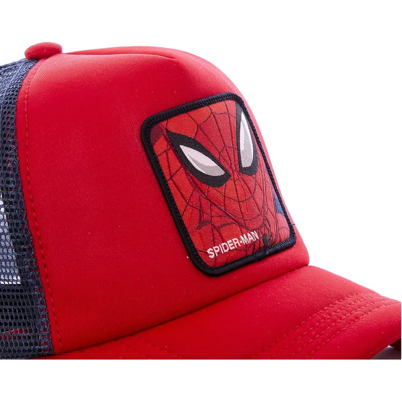 cappelli-curva-rosso-snapback-spider-man-marvel-comics-di-capslab