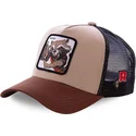 cappelli-curva-marrone-snapback-rocket-raccoon-marvel-comics-di-capslab