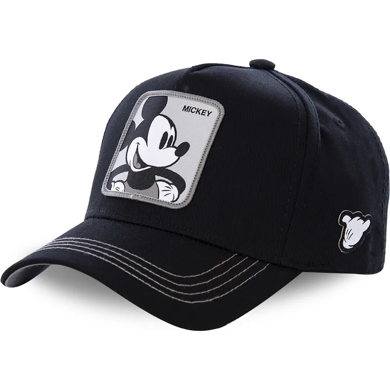 cappelli-curva-nero-snapback-mickey-mouse-disney-di-capslab