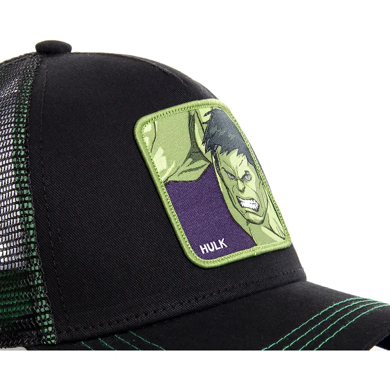 cappelli-curva-nero-snapback-hulk-marvel-comics-di-capslab cappelli-curva-nero-snapback-hulk-marvel-comics-di-capslab