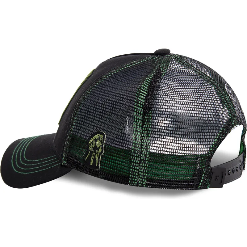 cappelli-curva-nero-snapback-hulk-marvel-comics-di-capslab cappelli-curva-nero-snapback-hulk-marvel-comics-di-capslab